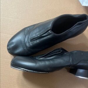 Bloch black tap dance/tap leather sz 8